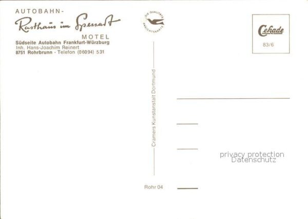 Wuerzburg Autobahn Rasthaus – Bild 2