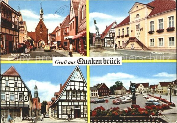 Quakenbrueck Rathaus Hohe Pforte Marktplatz Grosse K