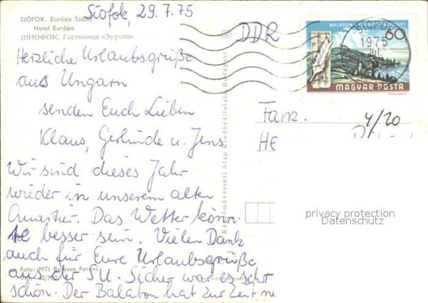 Siofok Hotel Europa – Bild 2