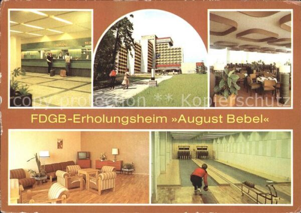 Friedrichroda FDGB Erholungsheim August Bebel