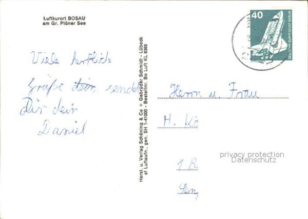 Bosau Grosser Plöner See Fliegeraufnahme – Bild 2
