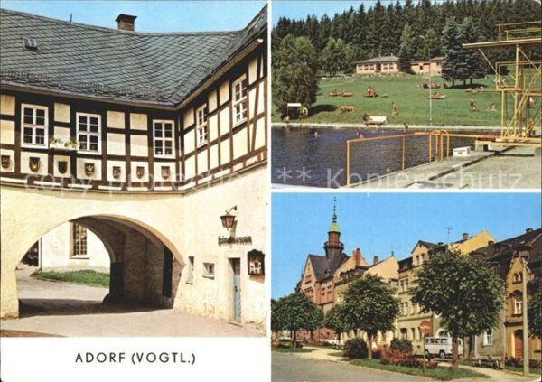 Adorf Vogtland Heimatmuseum Freiberger Tor Waldbad