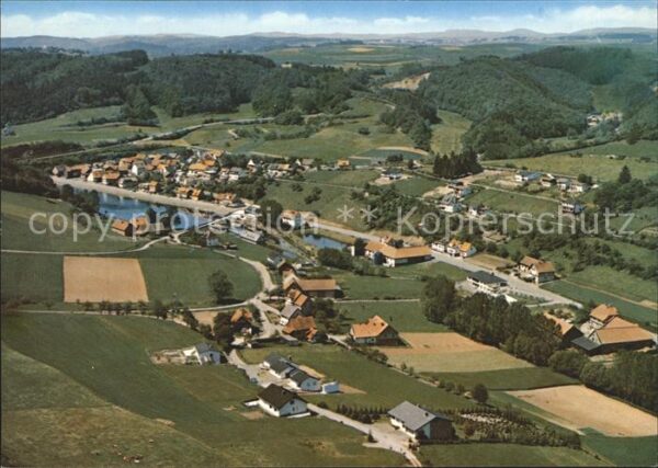 Edersee Niederwerbe Fliegeraufnahme