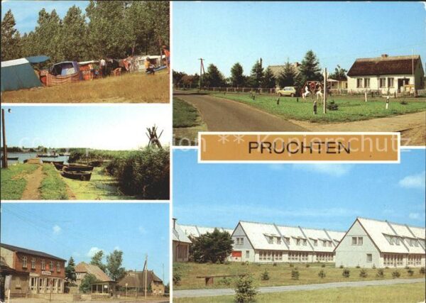 Pruchten Mecklenburg Vorpommern Campingplatz An der Barthe