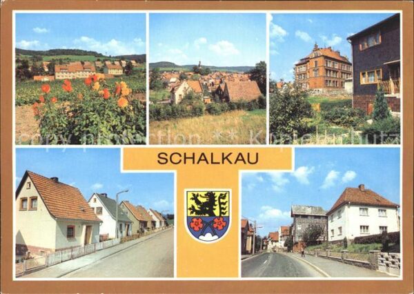 Schalkau Bahnhofstrasse Karl- Marx- Siedlung