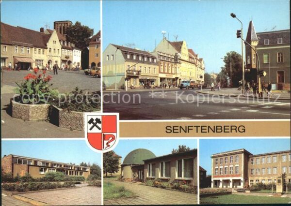 Senftenberg Niederlausitz Platz der Freundschaft Schwimmhalle Pla