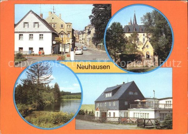 Neuhausen Marienberg Bahnhofstrasse Schloss Purschenstein Fe