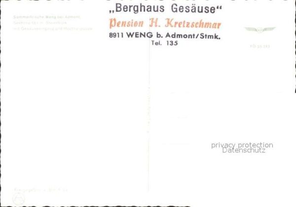 Weng Gesaeuse Steiermark Berghaus Gesäuse Panorama – Bild 2