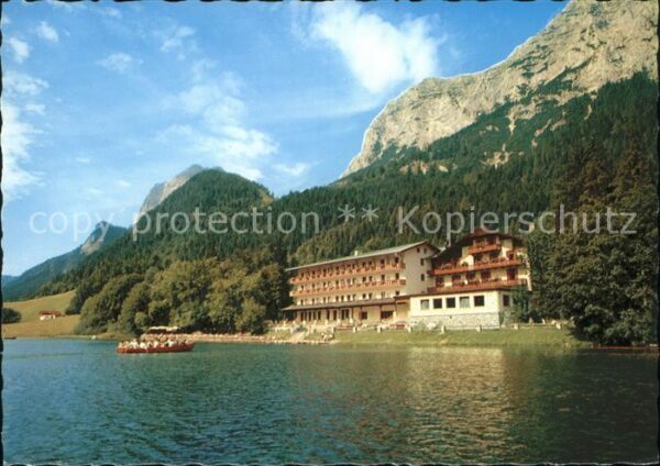 Hintersee Berchtesgaden Hotel Post Seeterrassen