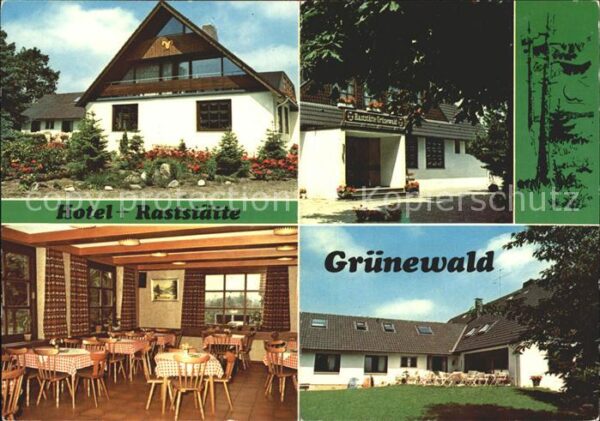 Hassel Celle Hotel und Raststätte Grünewald Gastraum