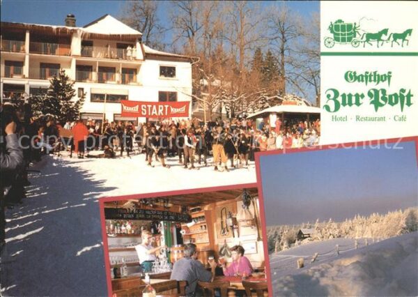 Winterberg Hochsauerland Gasthof Zur Post Gaststube Winterpanora