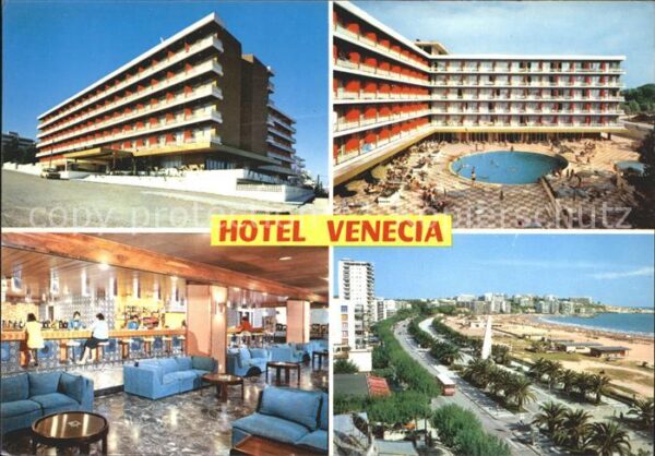 Tarragona Hotel Venecia Bar Swimmingpool Panorama