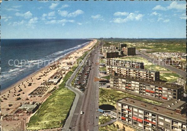 Zandvoort Holland Fliegeraufnahme