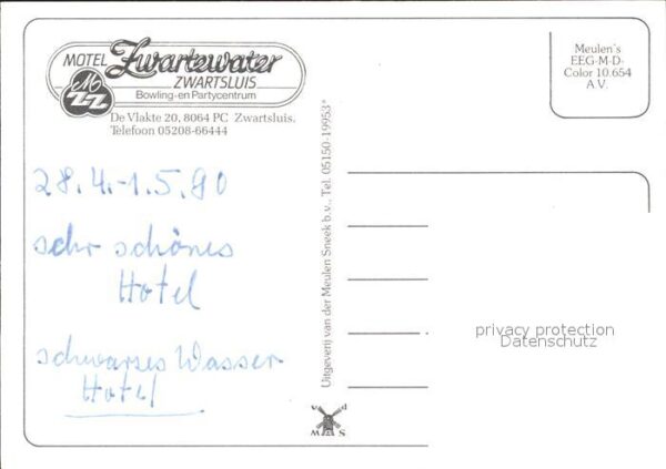 Zwartsluis Motel Zwartewater Bowling Centrum Flieg – Bild 2