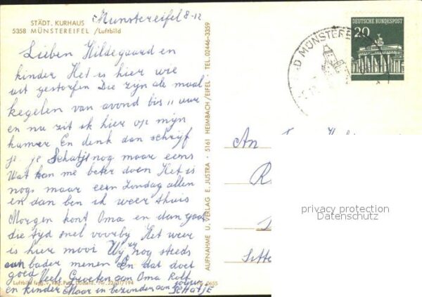 Muenstereifel Bad Städt Kurhaus Fliegeraufnahme – Bild 2