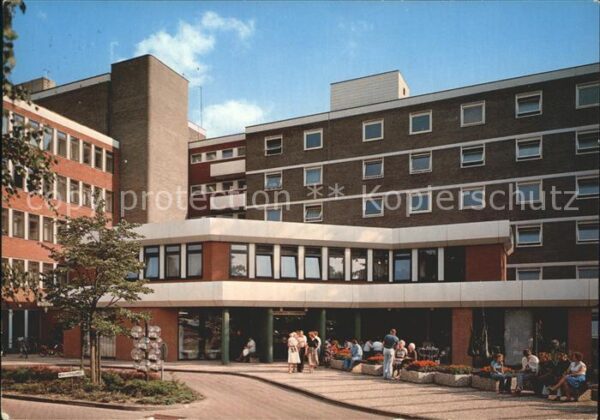 Celle Niedersachsen Allgemeines Krankenhaus Haupteingang