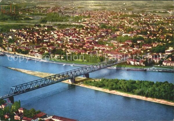 Neuwied Rhein Fliegeraufnahme