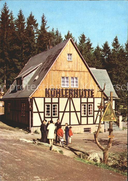 Sosa Erzgebirge Gaststätte Köhlerhütte