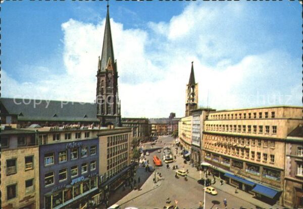 Gelsenkirchen Sparkasse und Neumarkt Kirche
