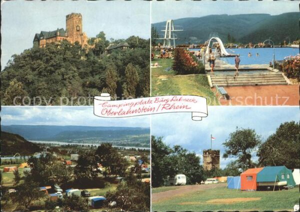 Oberlahnstein Campingplatz Burg Lahneck Schwimmbad