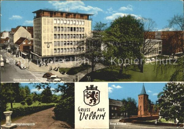 Velbert Sparkasse mit Friedrichstrasse Hermingh