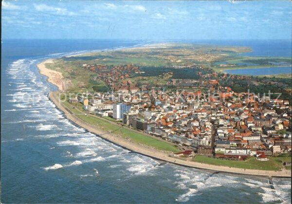 Norderney Nordseebad Südliche Nordsee Fliegeraufnahme