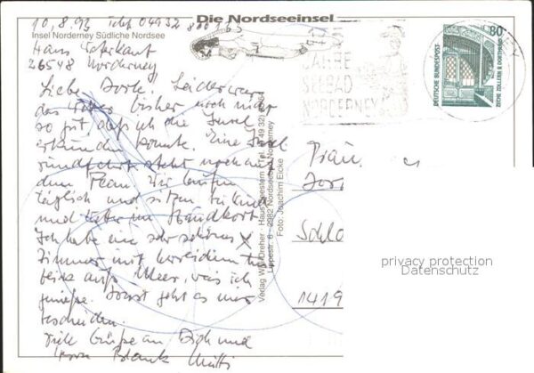 Norderney Nordseebad Südliche Nordsee Fliegeraufnahme – Bild 2