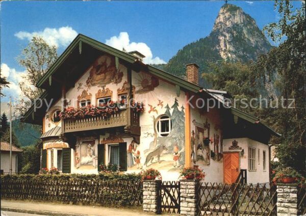 Oberammergau Passionsspieldorf Rotkäppchen Haus und