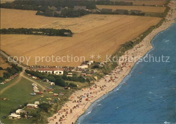 Kronsgaard Fischerkate Pottloch Ostsee Fliegeraufn