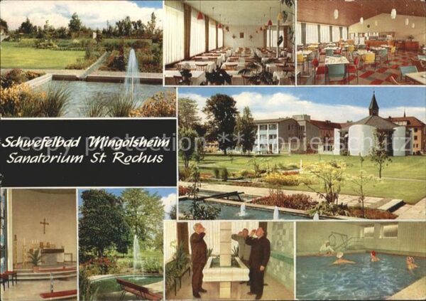 Mingolsheim Schwefelbad Sanatorium St Rochus Speise
