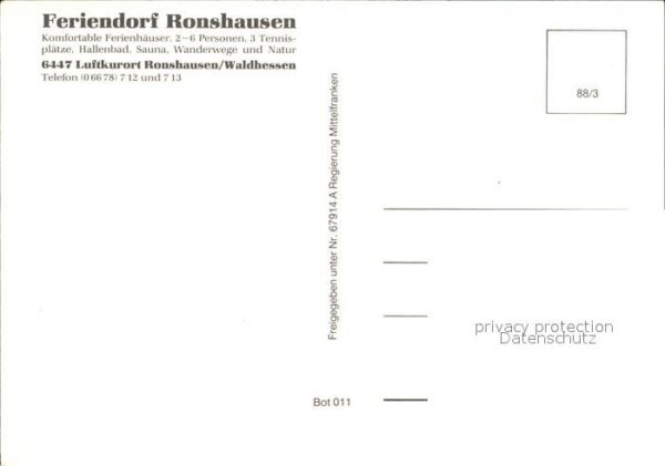 Ronshausen Feriendorf Ronshausen Fliegeraufnahme – Bild 2