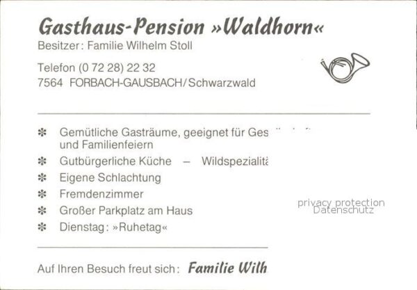 Gausbach Gasthaus Pension Waldhorn Frühstücksbuf – Bild 2
