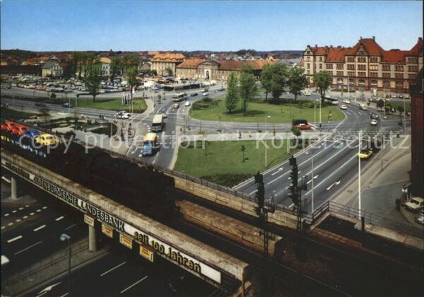 Oldenburg Niedersachsen Eisenbahnbrücke am Pferdemarkt