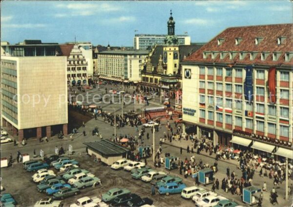 Leipzig Markt Teilansicht