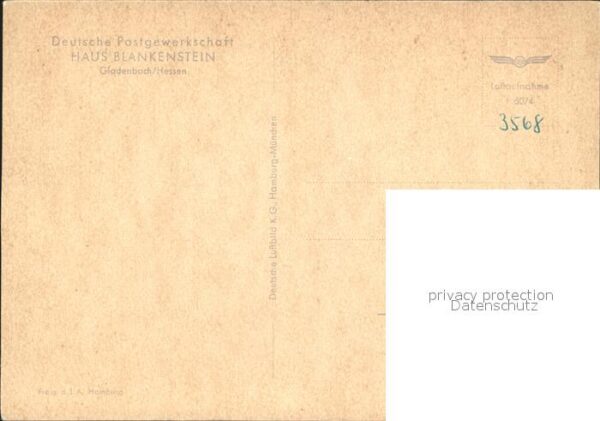 Gladenbach Dt Postgewerkschaft Haus Blankenstein F – Bild 2