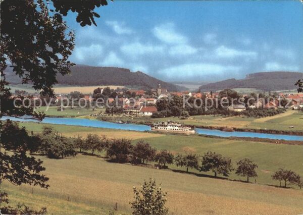 Lippoldsberg Weserbergland Panorama