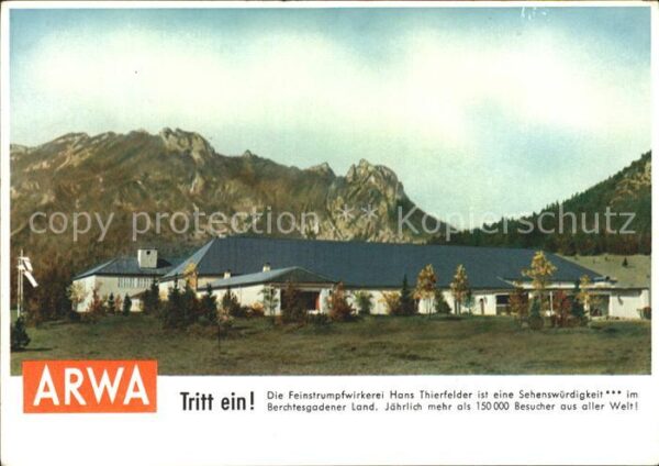 Berchtesgaden ARWA Feinstrumpfwirkerei