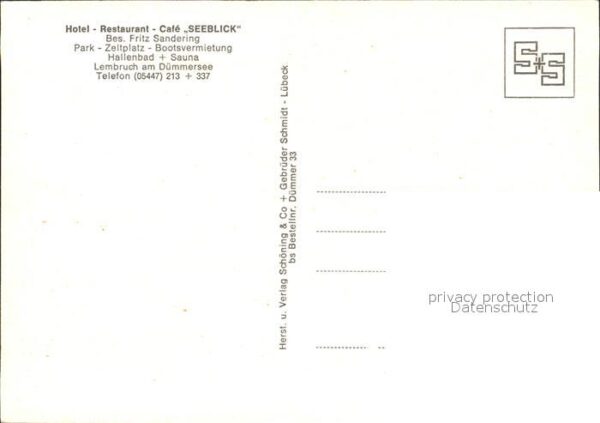 Duemmersee Mecklenburg-Vorpommern Segelboote Anlegestelle Hotel Restauran – Bild 2