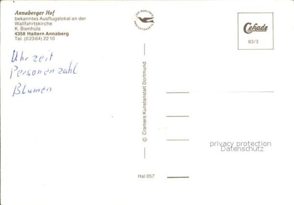 Haltern See Annaberger Hof Ausflugslokal Gastraum S – Bild 2