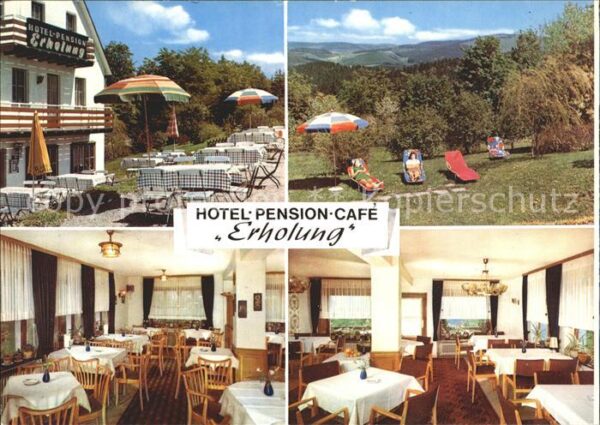 Laibach Bad Berleburg Hotel Pension Cafe Erholung Gastraum Li