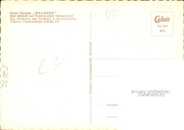 Schuerdt Hotel Pension Waldhof Fliegeraufnahme – Bild 2