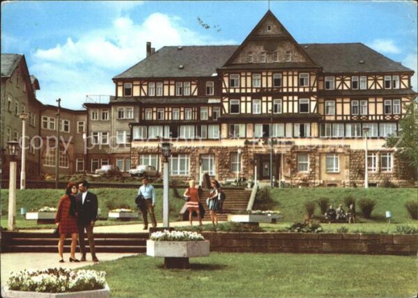Oberhof Thueringen Hotel Ernst Thälmann Haus Park