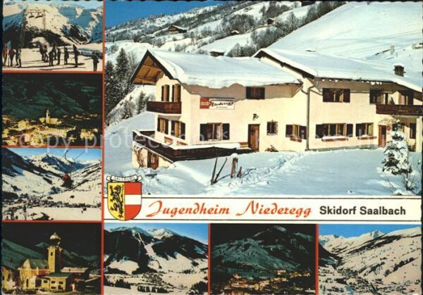 Saalbach-Hinterglemm Jugendheim Niederegg Panorama Ortsansic