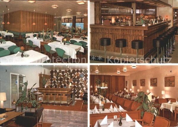 Sassnitz Ostseebad Ruegen Mitropa Rügen Hotel Gastraum Arkona Bar