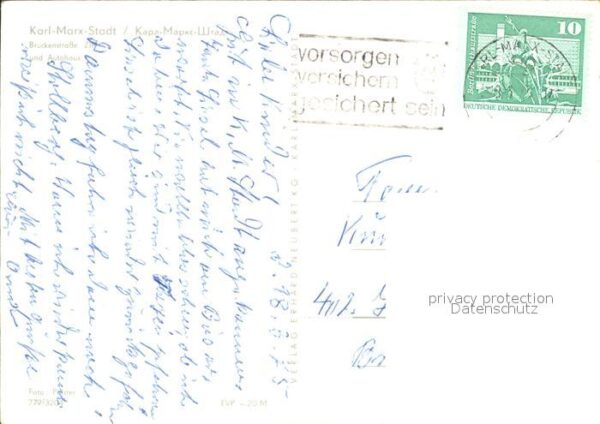 Karl-Marx-Stadt Brückenstrasse – Bild 2