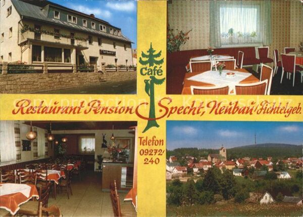 Neubau Fichtelberg Restaurant Pension Cafe Specht Gaststub