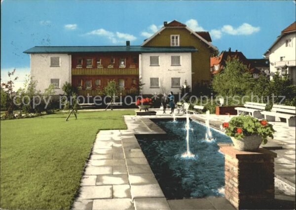 Hoechenschwand Appartementhaus Waltraud Kurpark Brunne