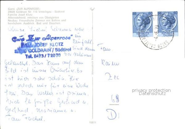 Vinschgau Val Venosta Garni Zur Alpenrose – Bild 2