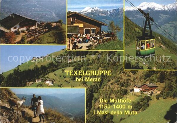 Meran Merano Texelgruppe Muthöfe Terrasse Steinbock