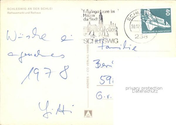 Schleswig Holstein Rathausmarkt und Rathaus – Bild 2